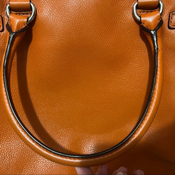 Michael Kors Orange Hamilton Satchel - Picture 3 of 13